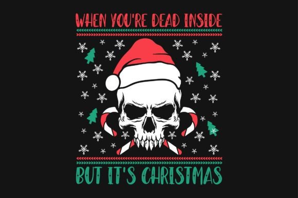 Christmas Skull Santa Hat SVG T-shirt Review