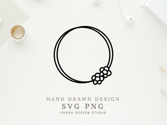 Circle Frame Svg Round Flower Outline Review