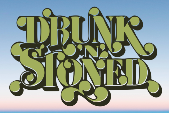 Drunk N Stoned Svg for Embroidery Projects