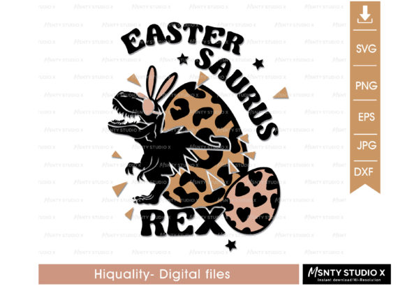 Easter Dinosaur Svg,Happy Easter SVG,