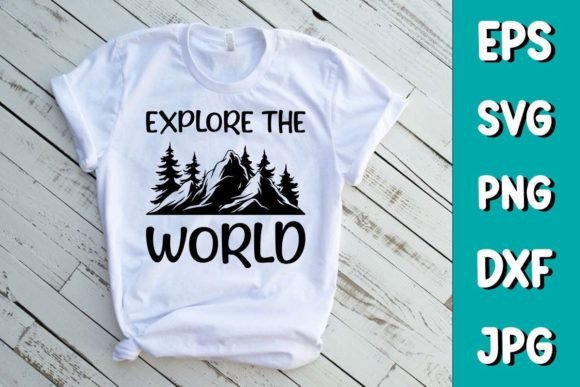 Explore the World Camping SVG T-shirt Review