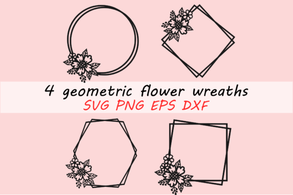 Geometric Flower Wreath Svg Bundle Review
