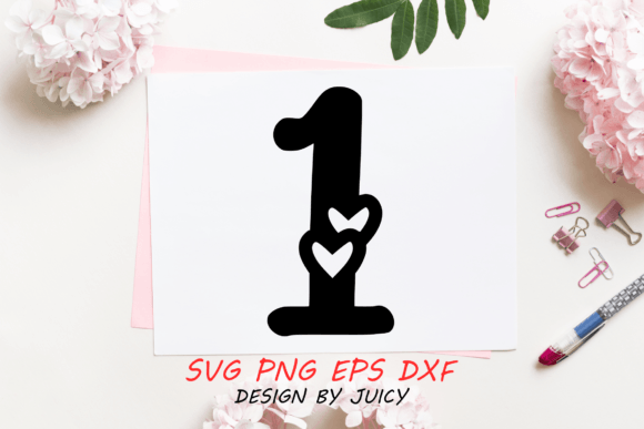 Number with Hearts 1 Svg Review for Embroidery Projects