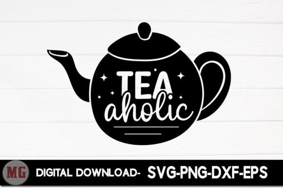 Tea Aholic- Tea Lover SVG Review for Embroidery Projects