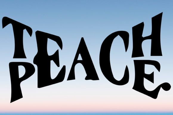 Teach Peace Teacher Svg Review for Embroidery Projects