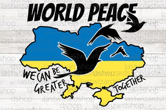 World Peace Svg, Peace for Ukraine Svg: A Designer's Review